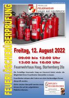 2022-08-12 Feuerlöscherüberprüfung